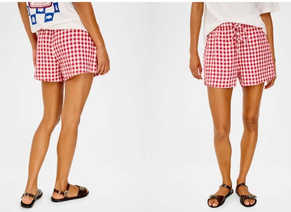 RAILS Jenner Picnic Check Shorts Size Medium NWT